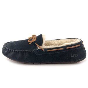 UGG Dakota Black Suede Winter Moccasin Slippers 12